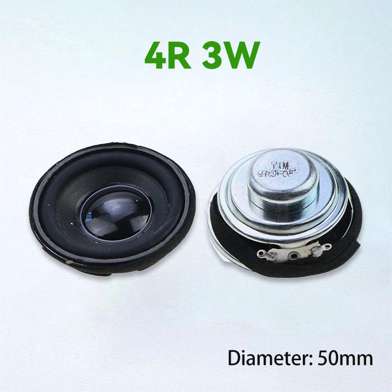 2PCS Speaker Horn 4R 3W 5W Diameter 36mm 40mm 45mm 50mm 52mm 57mm 78mm Amplifier Rubber Gasket Loudspeaker Trumpet 4 Ohm