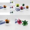 Factory Faux Stone Lotus Succulent Plant Pot With Decor For Home And Wedding Settings