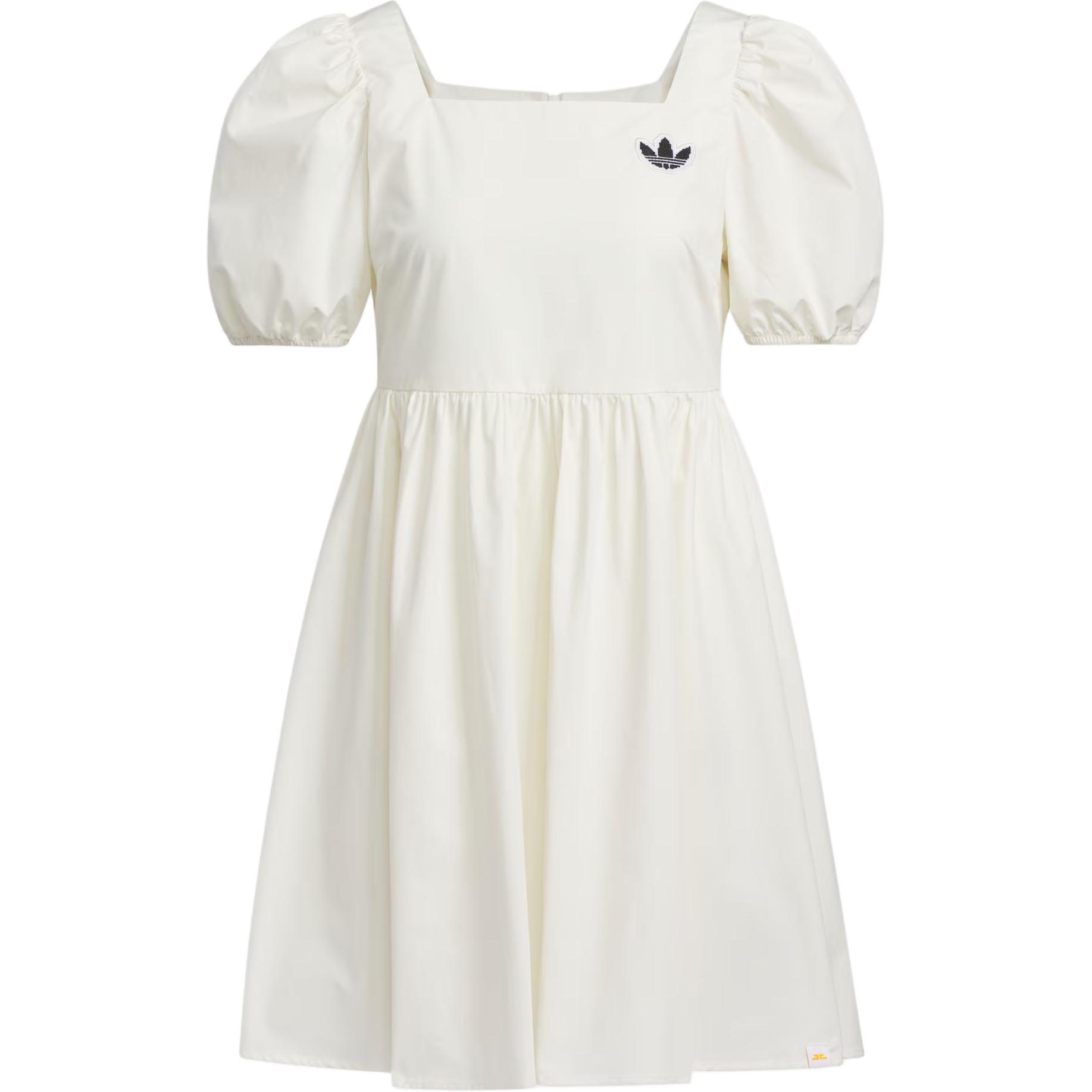 

Adidas Originals Monkey Kingdom X Трилистник Тканое платье с рукавами-фонариками Женское платье Розовый Белый IP1772 XS