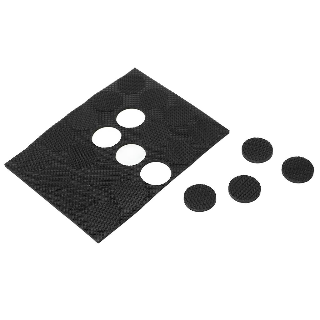 20 Stück Gitarrenplektrum-Griff Rutschfest Bequeme Gummi Runde Plektrum-Griffe Feste Verbindung Gitarrenzubehör