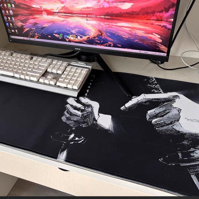 Japanese Anime HD Printing Mouse Pad Extra Large Keyboard Mat Customized Computer Desk Mat For Office Games E-sports Mousepads