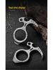 Outil porte-clés EDC multifonction en alliage de titane: Pied-de-biche et extracteur de clous portable