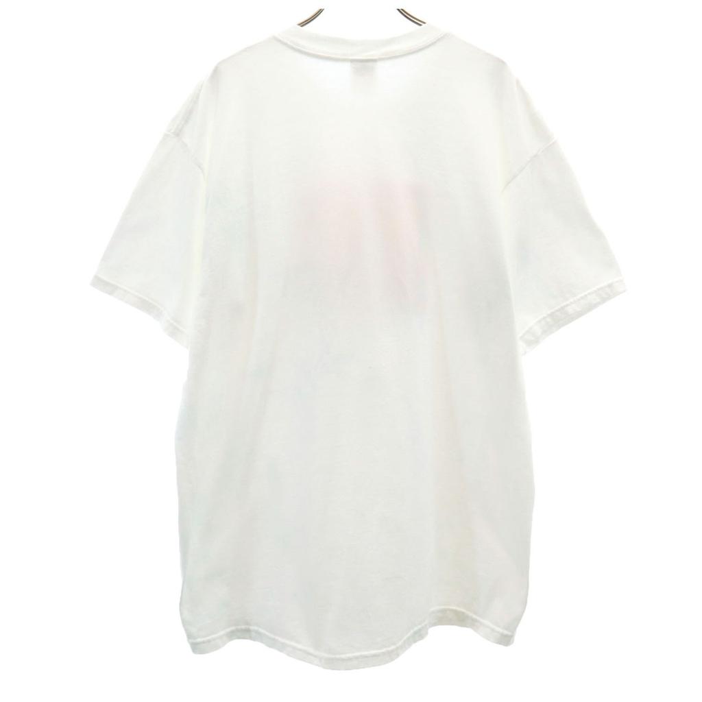 Anvil 90s Old Art Print Short Sleeve T-shirt XL White Men's Used