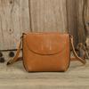 Retro Genuine Leather Women Mini Bags Simple First Layer Cowhide Female Shoulder & Crossbody Bags