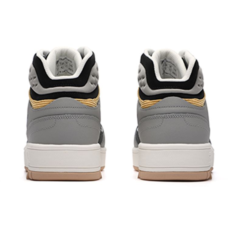 FILA Heritage Basketball Synthetic Leather Round Toe Lace-Up Shock Absorbing Wear-Resistant High-Top Retro Basketball Shoes Men sneaker F12M141211FEB