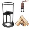 1Set Portable Firewood Splitter Iron Splitting Wedge Wood Cutter Labor Saving Log Splitting Tool for Home Use