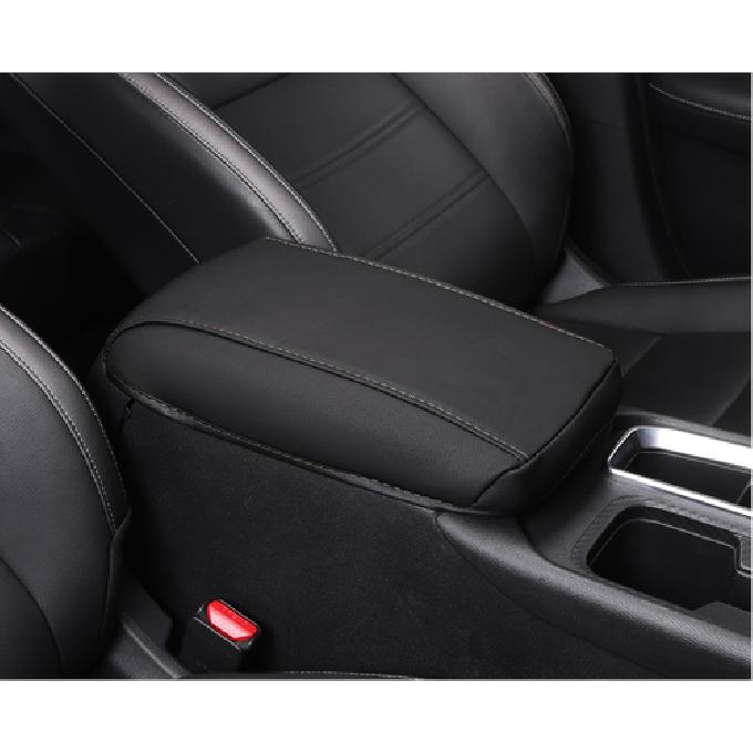 Car Armrest Box Mats Console Pad Liner Cover Black For Nissan Sentra