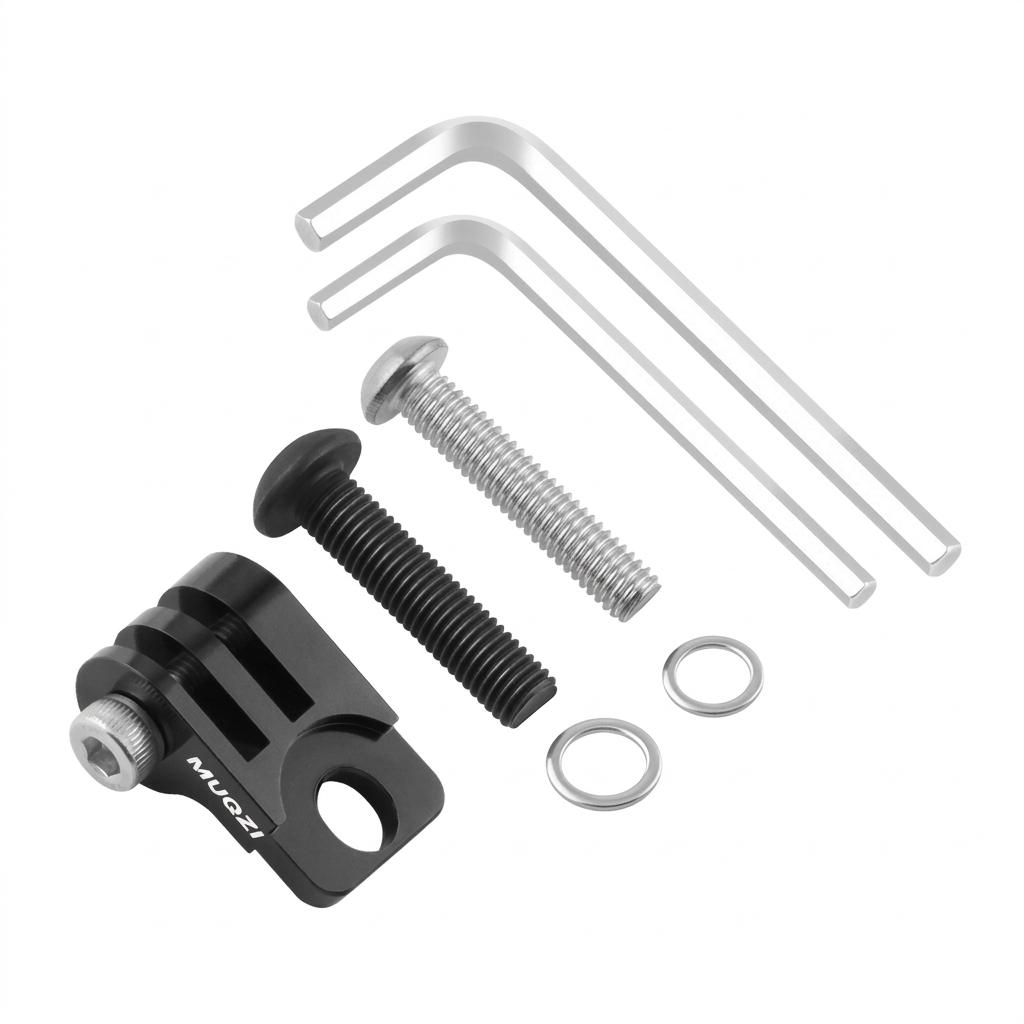 Aluminum Alloy Folding Bike Light Bracket CNC Mount Adapter for Sports Camera Holder Stand Bike Headlight Bracket