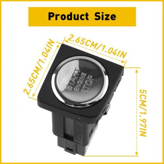 Engine Start Stop Button Switch Fit Volkswagen Jetta 2011 12 13 14 15 16-2017
