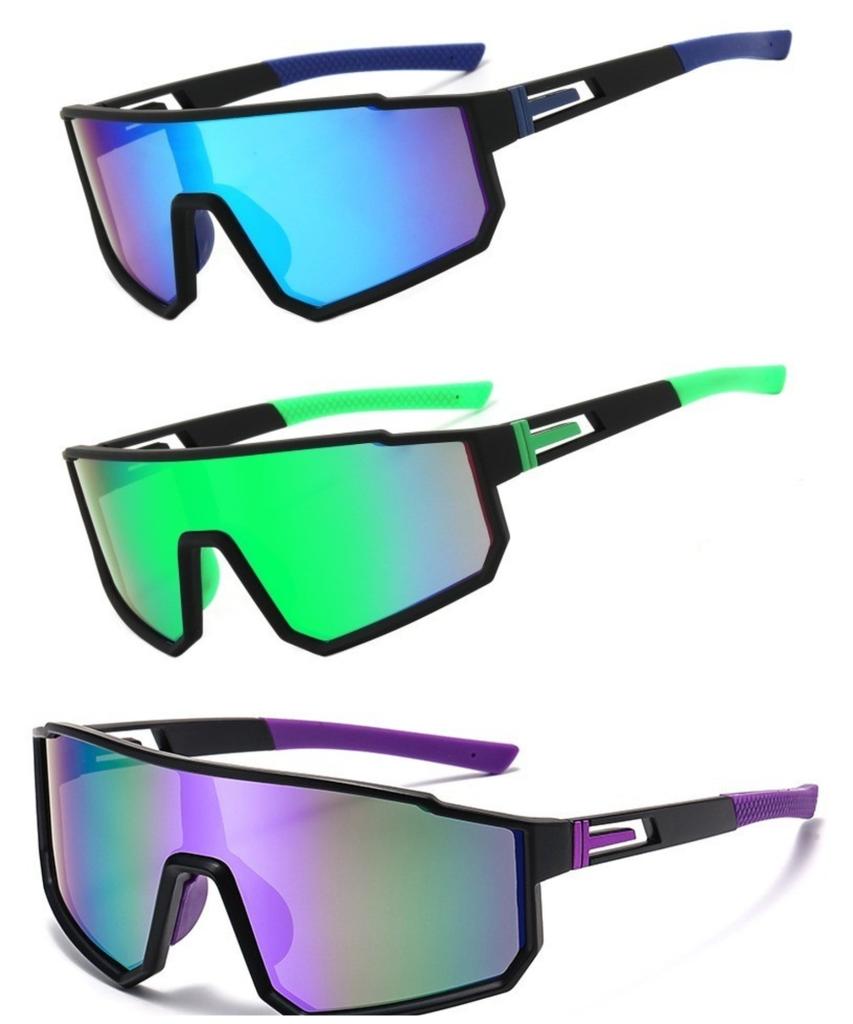 UV400 Radbrille für Männer und Frauen Outdoor-Sport-Sonnenbrille Staubdichte Schutzbrille für Radfahren