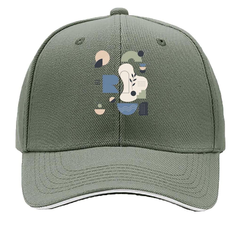 Minimal Abstract Geometric Calm Layo Hip Hop hat Fashion Outdoor Sports Sandwich Baseball Cap
