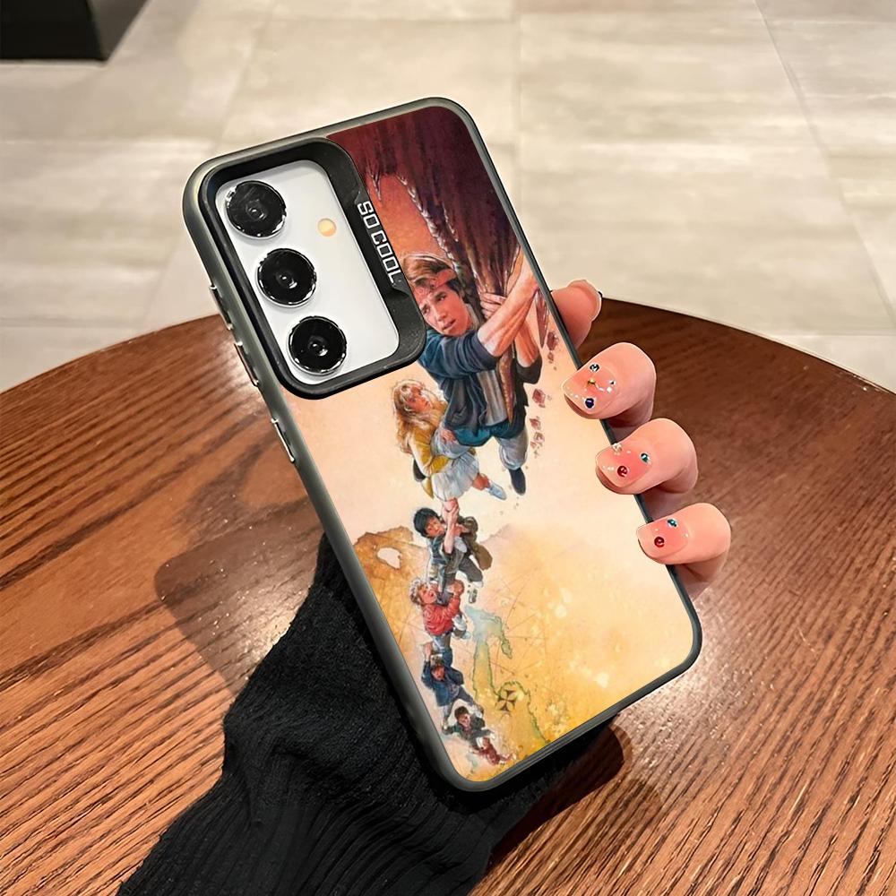 The Goonies Phone Case For Samsung Galaxy S24 S23 S22 S21 S20 Note20 Ultra Plus Fe colored silver Cover