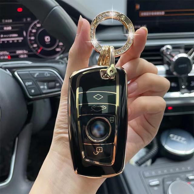 

Чехол для ключей автомобиля BMW, чехол X1 X2 X3 X5 X6 F10 F20 F30 F15 F11 F25 525i 530i F48 E60 E87 M3 M4 G30 G20, аксессуары для ключей