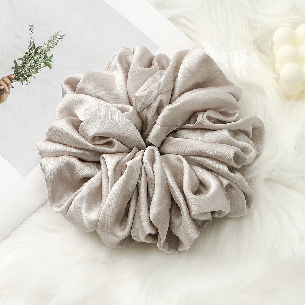 Fashion Muslim Printed Scrunchy Large Premium Oversize Hair Band Malaysia Chiffon Big Size Muslim Hijab Scrunchies