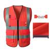 OLOMM Multi-Pocket Reflective Safety Vest