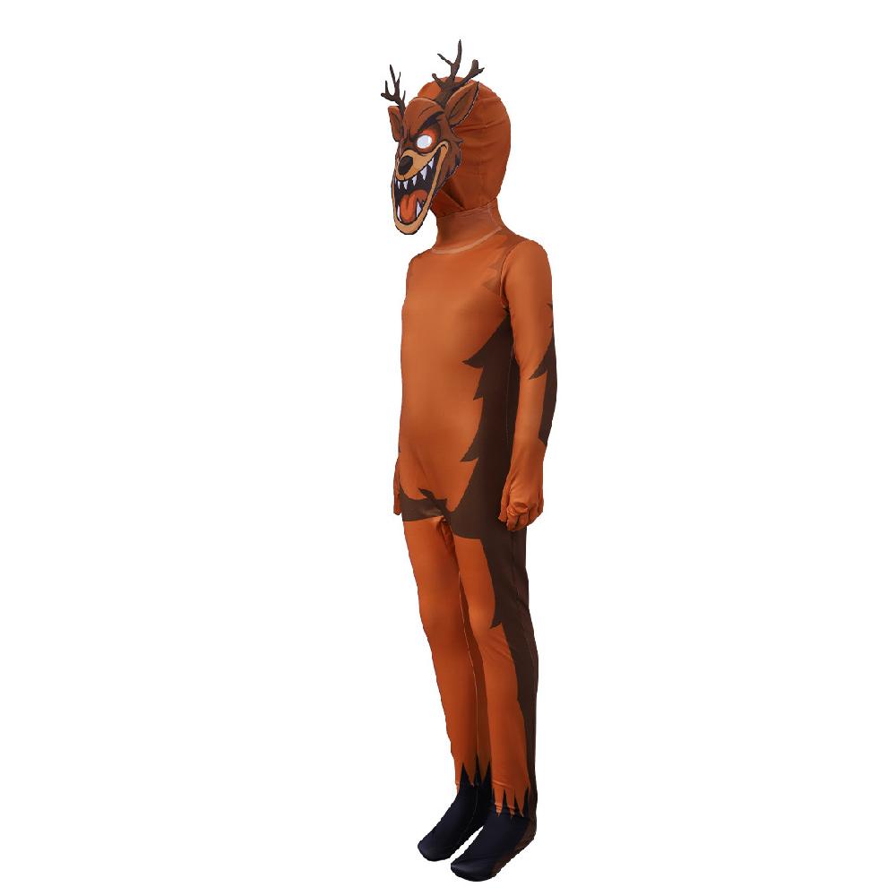 New Hot 99 Nights In The Forest Deer costume Cosplay Outfit Halloween Costume for Kid Nightmare Reindeer Christmas Gift