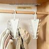 ABS V-Shaped Double-Sided Stackable Clothes & Hat Hanger Rack
