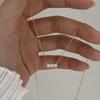 Unique 2026 Single Row Diamond Necklace for Women - Exquisite Luxurious Fashionable Collarbone Chain