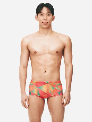 BARREL Men'S Color Paper Short Square Swimsuit Orange (B5Smsms113Org)