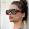 Vintage Luxury  Designer Oversized Pilot Sunglasses Women For Men Shades Big Frame Windproof Popular Punk Sun Glasses UV400