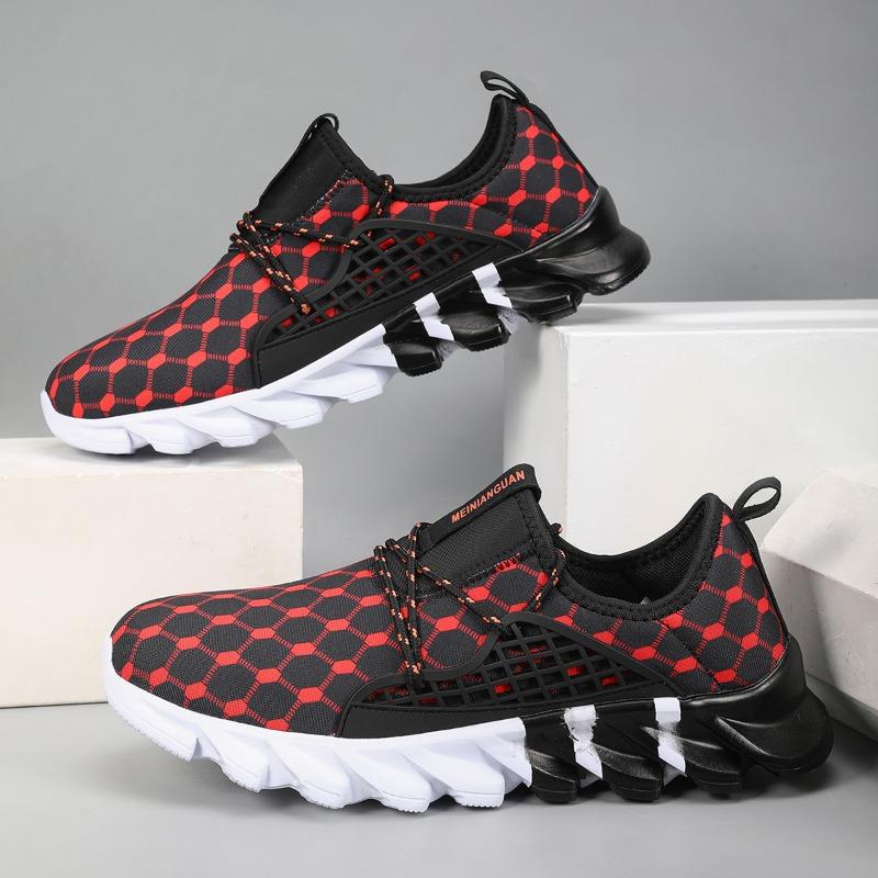 2025 New Simple Fashionable Mens Sports Shoes Versatile Outdoor Lightweight Breathable Running Shoes Daily Retro Walking Shoes