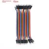 Insulated Multicolored Jumper Wires 15CM 20CM Male To Male Female To Female Male To Female for DIY Electronic Circuit Breadboard Use