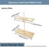 Adjustable Wooden Separating Funnel Rack