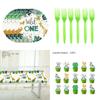 Make Your Party Shine With These Green Themed Forest Animal Wild One Decorations