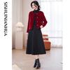 Women's Elegant Short Wool Blend Coat