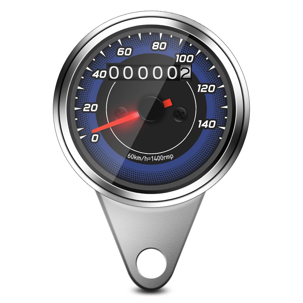 1pc Motorcycle Odometer Motorbike meter Gauge KM/H Meter