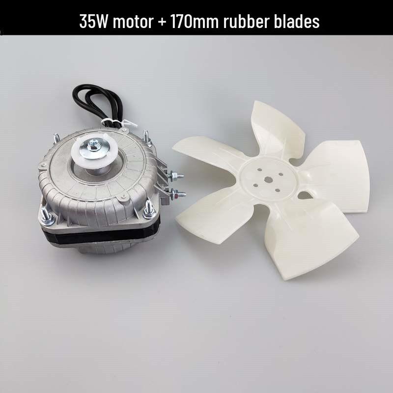 220V Shaded Pole Refrigerator & Freezer Cooling Fan Motor with Blade