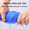 1PC Quick-Dry Microfiber Dog Towel Durable Bath Towel Blanket Super Absorbent Pet Grooming Bath Towel for Small Medium Large Dog