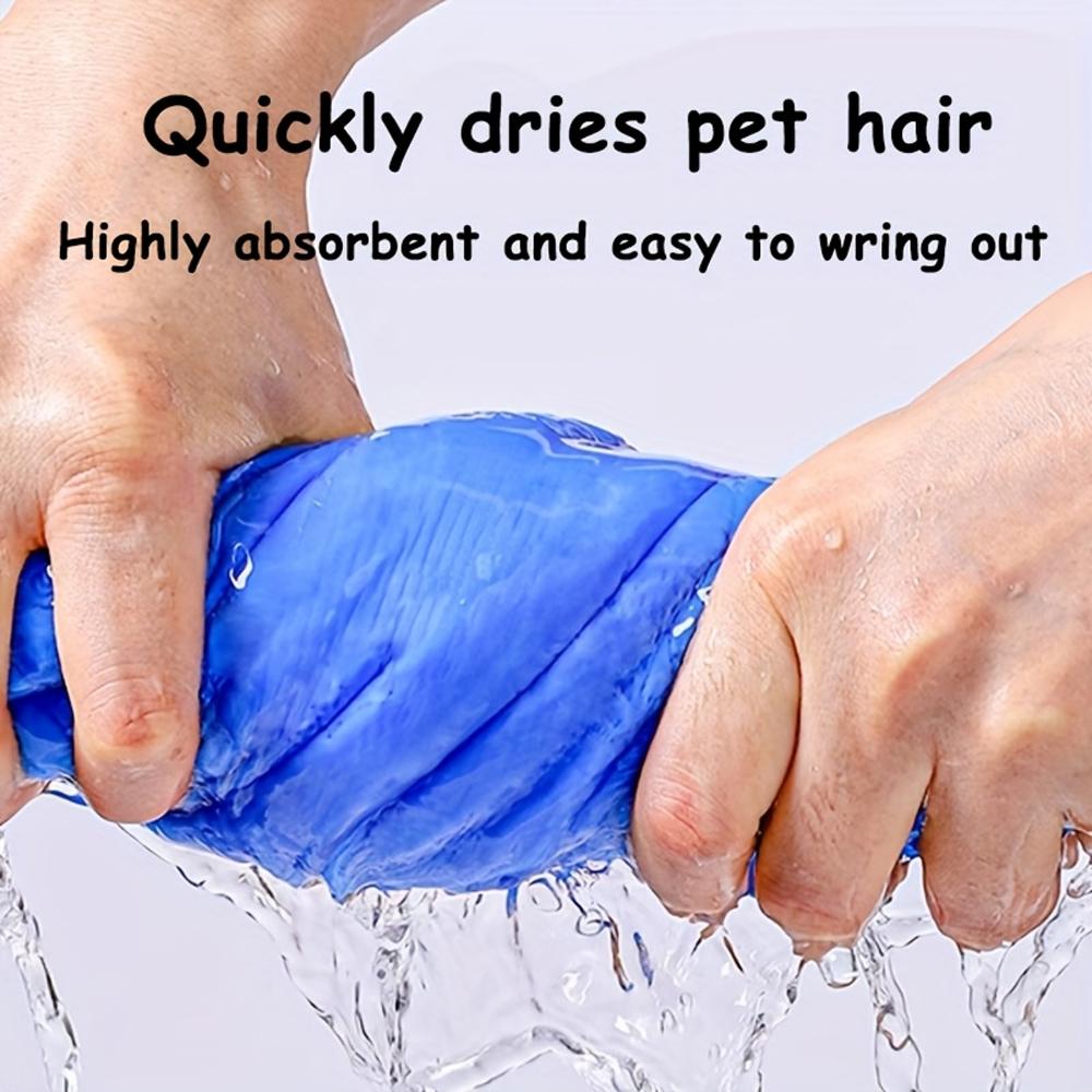 1PC Quick-Dry Microfiber Dog Towel Durable Bath Towel Blanket Super Absorbent Pet Grooming Bath Towel for Small Medium Large Dog