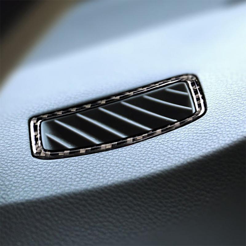 Carbon Fiber Car Center Console Gear Control Button Panel Frame Trim Stickers For BMW 3 Series E90 2005-2012 Accessories