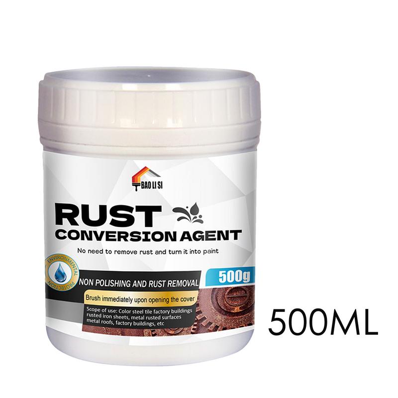 Rustfjerner For Metall Vannbasert Rustomvandler 500ml Profesjonell Rustinnkapsler Maling For Skip Fotballmål Blikktak