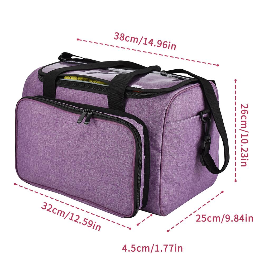 Wool Yarn Knitting Needles Tools Organizer Case Knitting Crochet Organizer Large Capacity Travel Yarn Storage Tote Organizer Bag