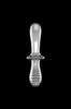 Gode En Verre Borosilicaté Massif Transparent Double Crystal Satisfyer Cc597829