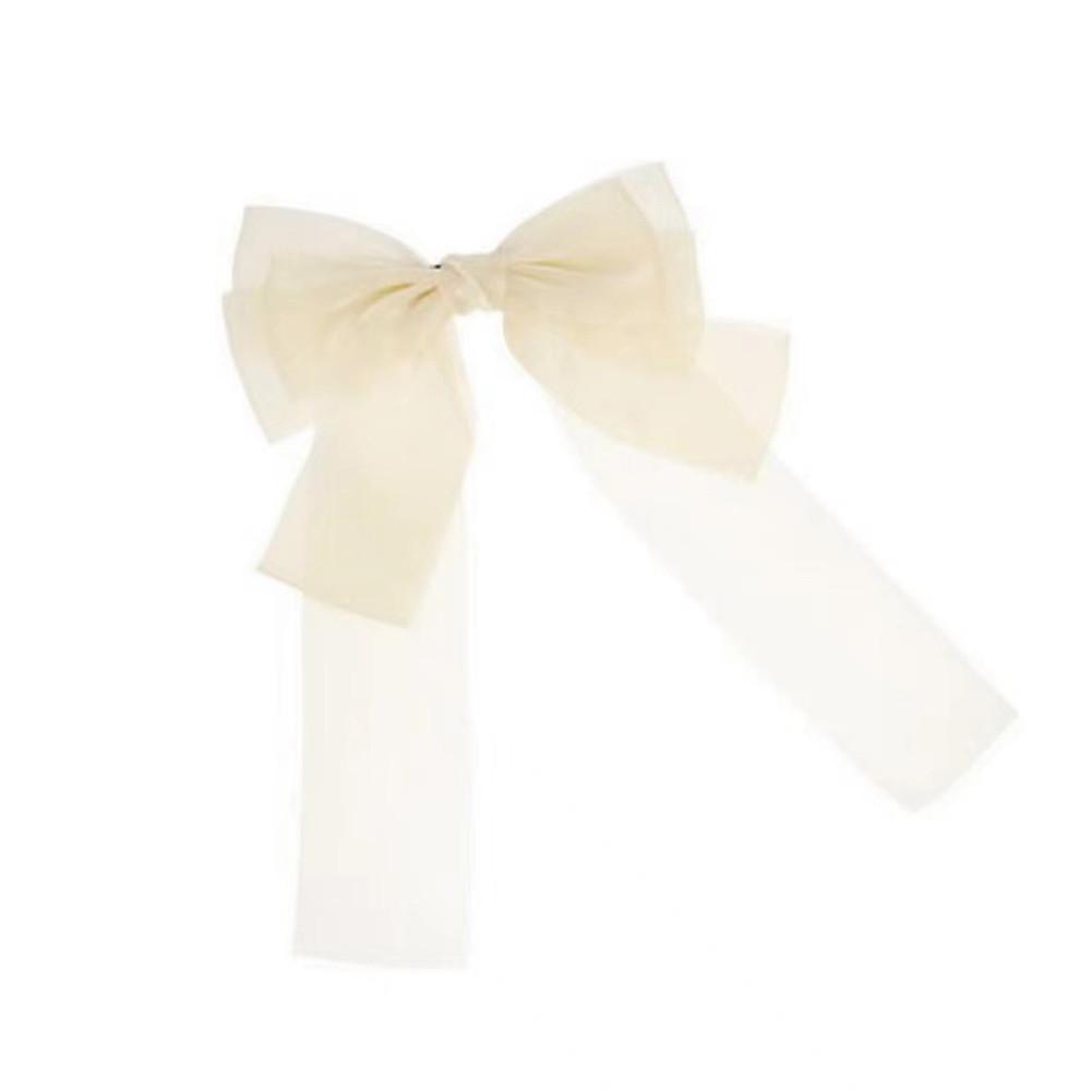 Sheer Bow Clip for Women, Summer Butterfly Hair Claw with Flowing Ribbon, Cute Spring Clip Hair Accessories for Thin Hair
