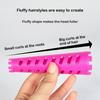 12pcs /pack Cone Shape Hair Rollers Extra Thick Curling Bars Cold Perm Flexi Rods Hair Waver No Heat Fluffy Curly Curing Tools