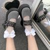 Summer Style Fishnet Mesh Socks with Thick Soles – Sexy & Invisible Non-Slip Women's Short Socks