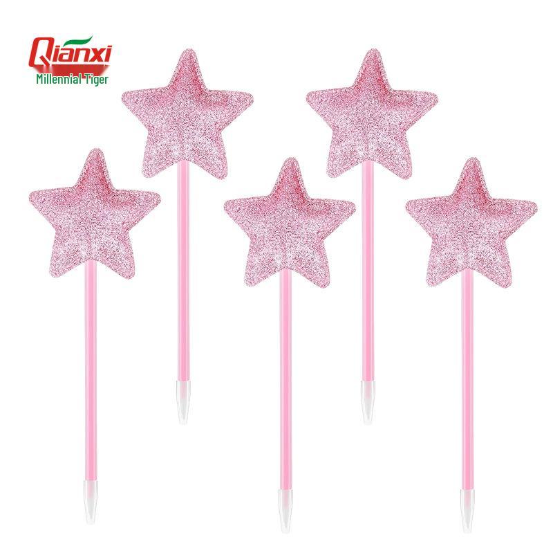 Cross-border Festival Star Sequin Ballpoint Pen - Plush Valentine's, Easter, Halloween Party Gift