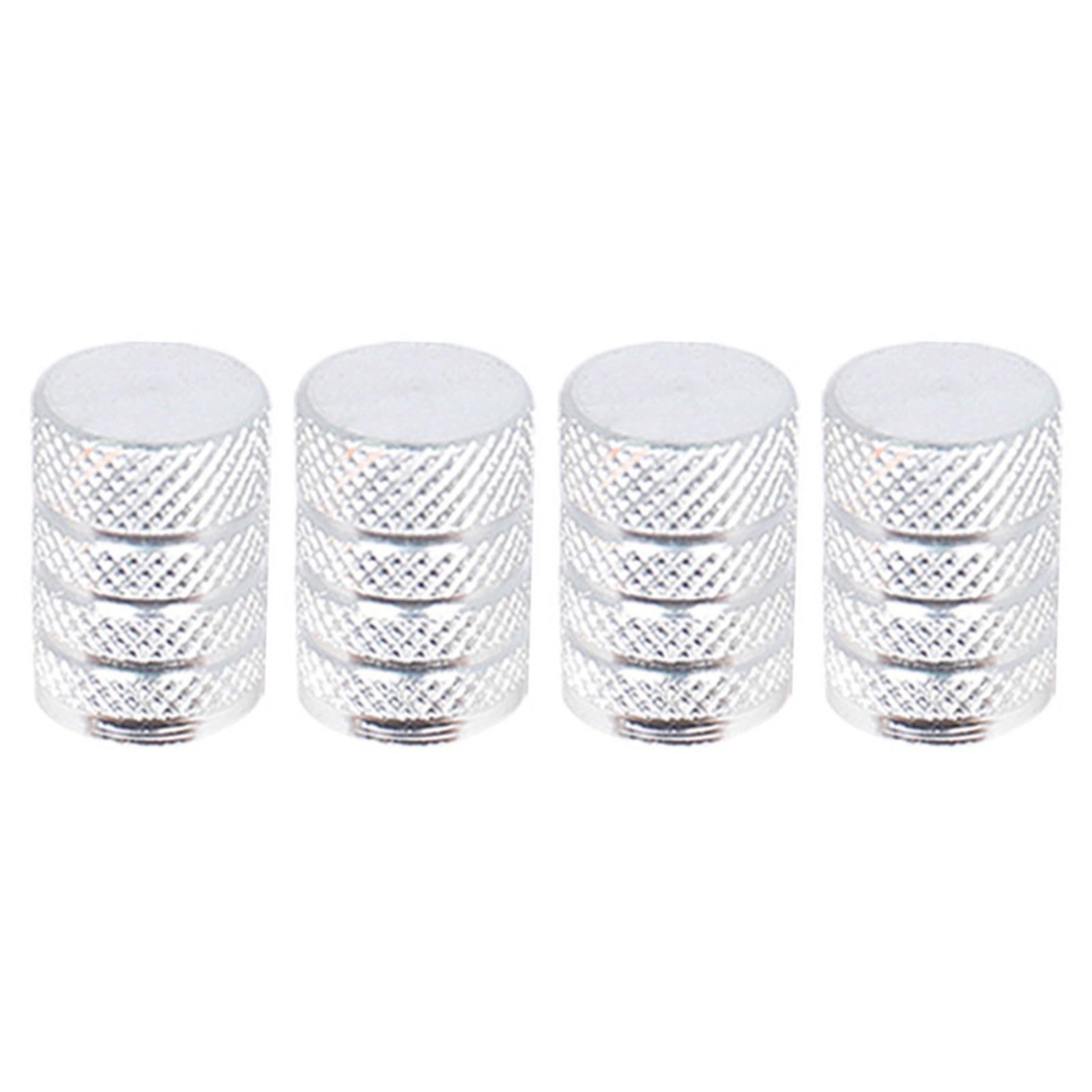 

Алюминиевые колпачки для вентилей шин, устойчивые к коррозии, алюминиевые колпачки для вентилей, набор прецизионных колпачков для вентилей серебряный