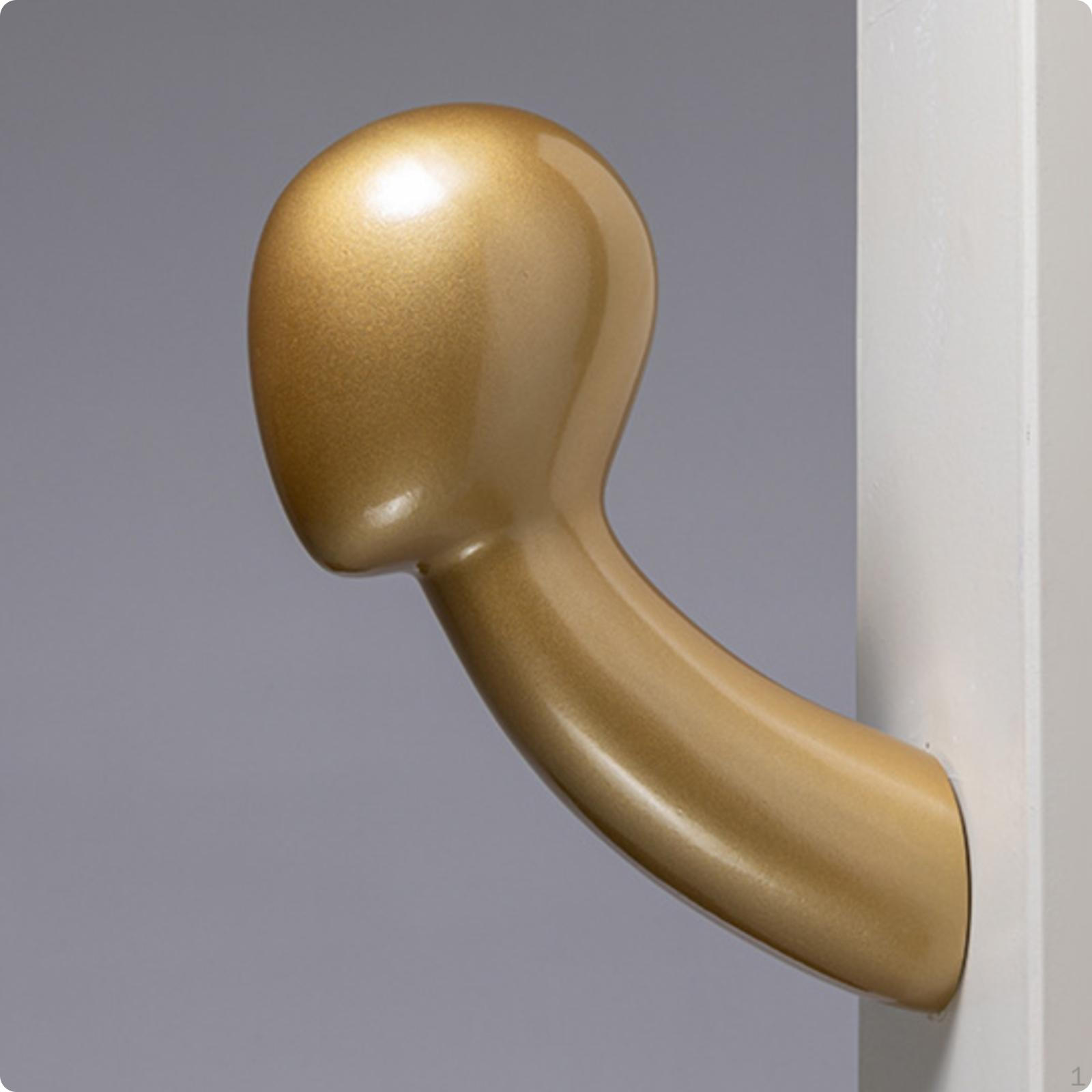 WallMounted Mannequin Head Glossy Hairpiece Display Seamless Hat Form