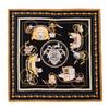 Mulberry silk scarf  new retro winter beautiful ginkgo printing four seasons shawl sunscreen dual-purpose