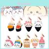 Charming Bear Plush Sushi Keychain Adorable Cartoon Animals For Fun Accessories