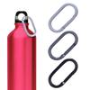 Aluminum Alloys Outdoor Oval Shape Carabiner Locking Carabiner Keychains Clip for Backpacks Camping Hikings Travelings