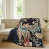 Adventure anime L-Lord of M-Mysteries Blanket For Sofa Office Bed Plane Travel Sleep Read Relax Camping Soft And Warm