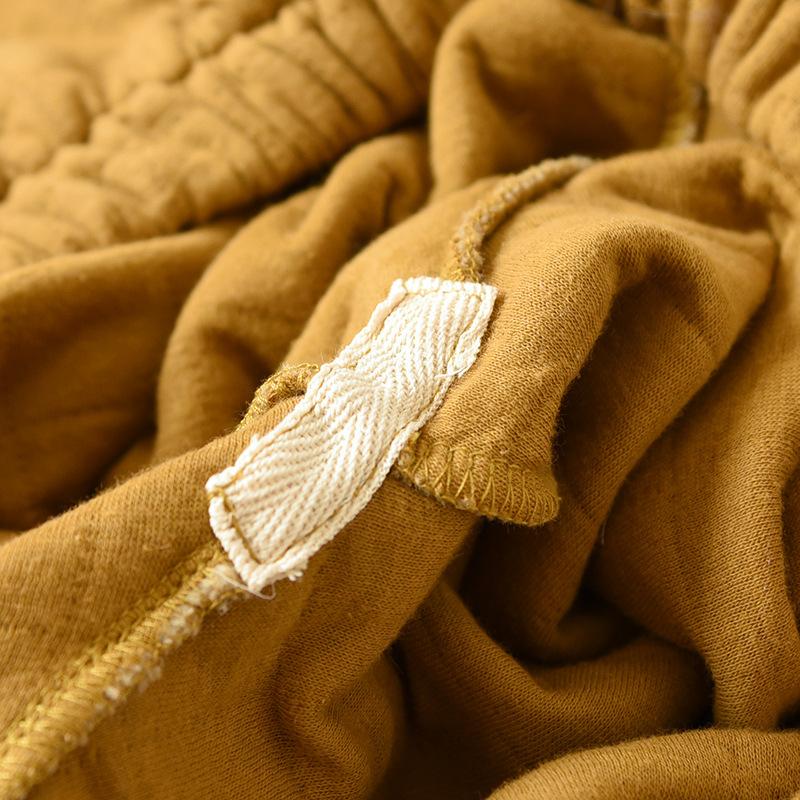 New Winter Couple Pajamas Long-sleeved Trousers Two-piece Set 100% Cotton Quilted Thick Warm Men and Women Homewear Suit Pajama