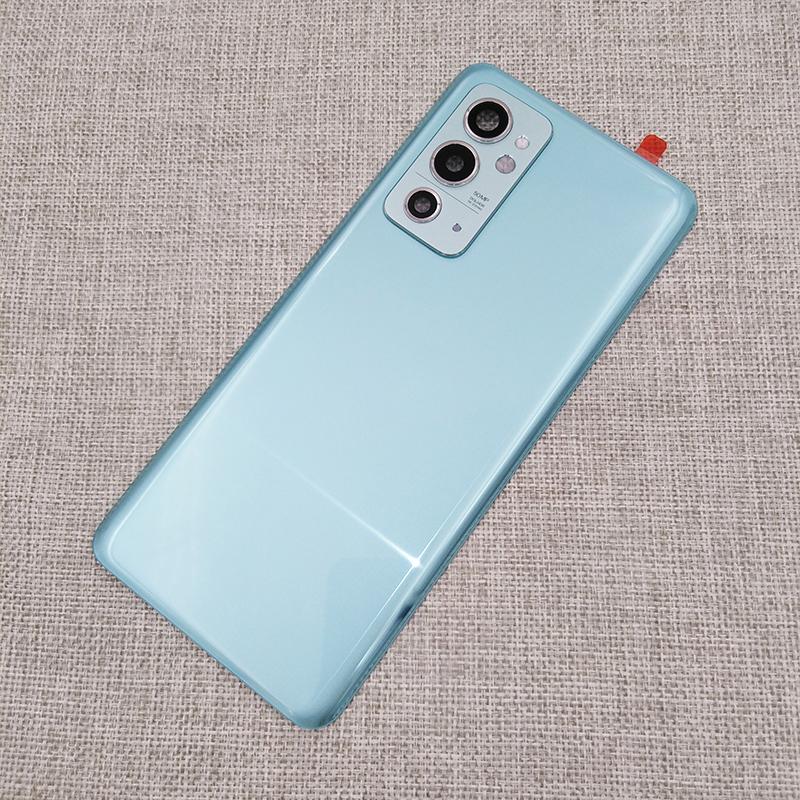 Glas-Rückseite Deckel Abdeckung Für Oneplus 9RT Akkuabdeckung Gehäuse Rückseite Ersatzteile Für One Plus 1+ 9RT Mit Kameralinse