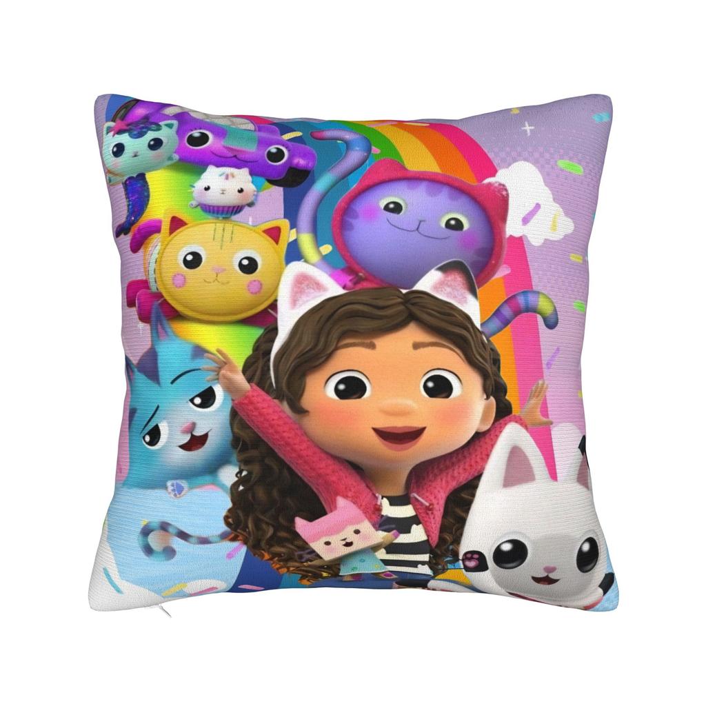 Decorative Pillow Covers G-Gabbys Girl Dollhouse Merch Living Room  Throw Pillow Case Cover Square Multi Size